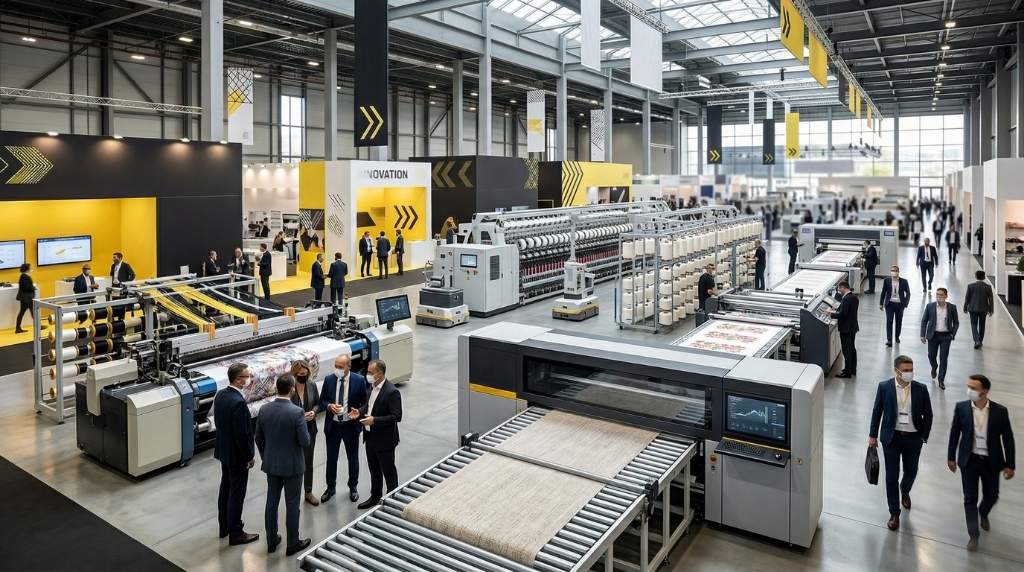 TTM İstanbul tekstil makineleri fuarı rehberi için modern fuar alanı